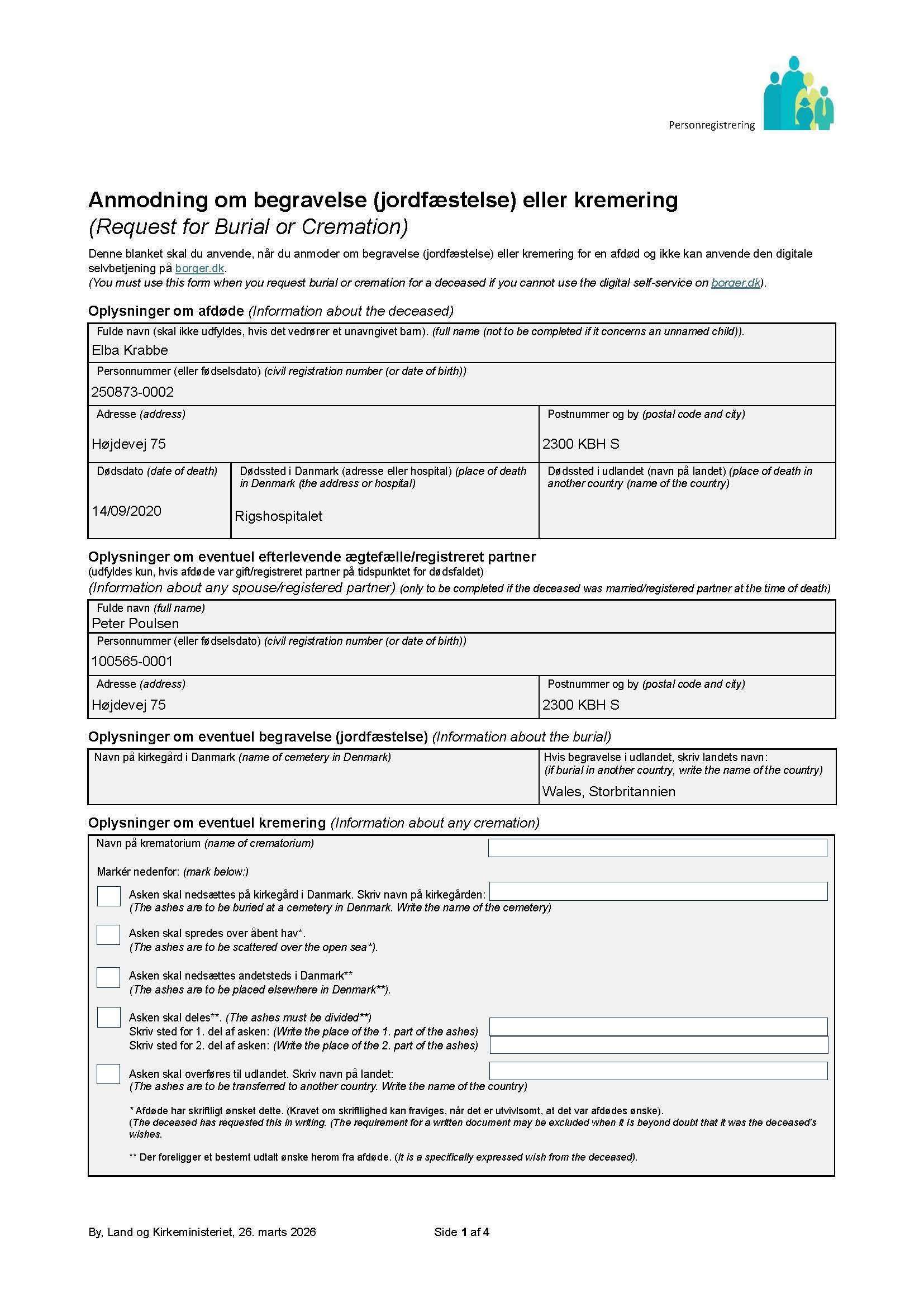 Anmodning om begravelse (jordfæstelse) eller kremering - Ingen kirkelig handling_Side_1.jpg